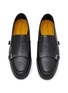 Detail View - Click To Enlarge - DOUCAL'S - Adler Double Buckle Leather Loafers