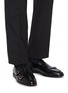 Figure View - Click To Enlarge - DOUCAL'S - Adler Double Buckle Leather Loafers