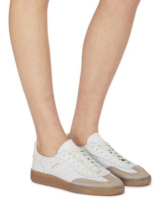 Figure View - Click To Enlarge - ADIDAS - x INVINCIBLE Handball Spezial Leather Low Top Women's Sneakers
