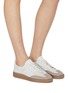 Figure View - Click To Enlarge - ADIDAS - x INVINCIBLE Handball Spezial Leather Low Top Women's Sneakers