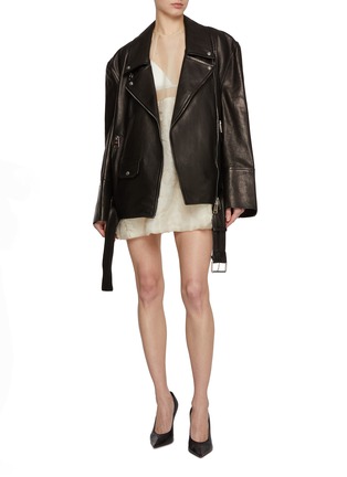 Figure View - Click To Enlarge - KHAITE - Hansel Leather Jacket