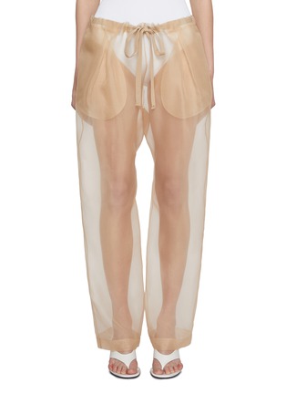 Main View - Click To Enlarge - KHAITE - Trenton Sheer Silk Pants