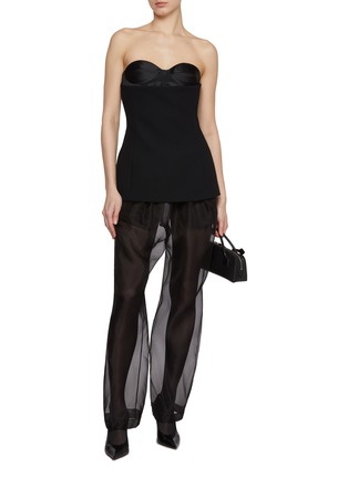 Figure View - Click To Enlarge - KHAITE - Trenton Sheer Silk Pants