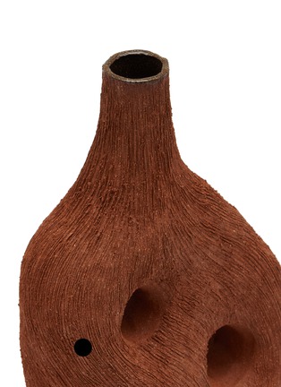 Detail View - Click To Enlarge - TANIA WHALEN CERAMICS - Landscape Vessel — Chocolate