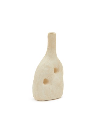 Detail View - Click To Enlarge - TANIA WHALEN CERAMICS - Landscape Vessel — Cream