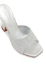Detail View - Click To Enlarge - AMINA MUADDI - Lupita 95 Satin Heeled Sandals