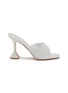 Main View - Click To Enlarge - AMINA MUADDI - Lupita 95 Satin Heeled Sandals
