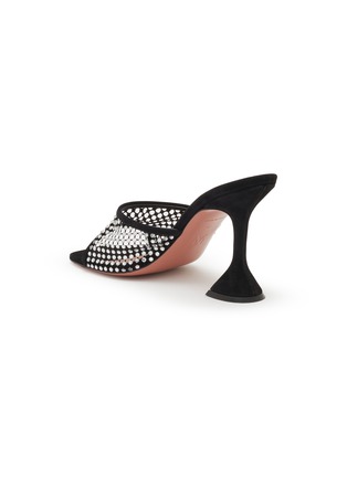  - AMINA MUADDI - Lupita 95 Net Suede Heeled Sandals