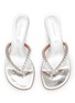 Detail View - Click To Enlarge - AMINA MUADDI - Gigi 45 Leather Heeled Sandals