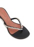 Detail View - Click To Enlarge - AMINA MUADDI - Gigi 45 Leather Heeled Sandals