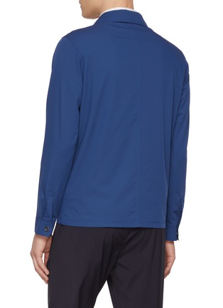 Back View - Click To Enlarge - EQUIL - Techno Jersey Overshirt