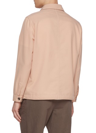 Back View - Click To Enlarge - EQUIL - Stretch Microfiber Overshirt
