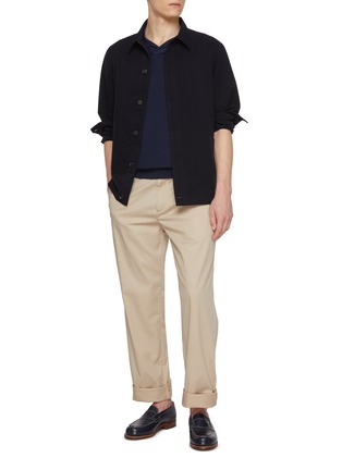 Figure View - Click To Enlarge - EQUIL - Stretch Microfiber Overshirt