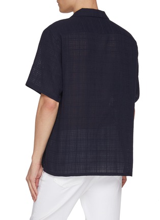 Back View - Click To Enlarge - DENHAM - Cotton Gauze Camp Shirt