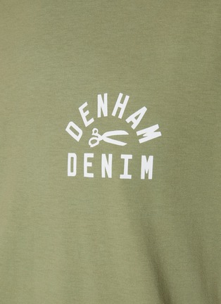  - DENHAM - Scissor Logo Print Cotton T-Shirt