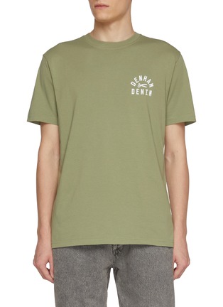 Main View - Click To Enlarge - DENHAM - Scissor Logo Print Cotton T-Shirt