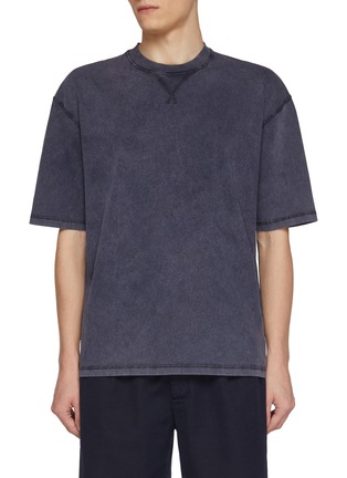 Main View - Click To Enlarge - DENHAM - Heavy Jersey Relaxed Cotton T-Shirt
