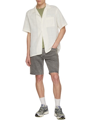 Figure View - Click To Enlarge - DENHAM - Dagger Medium Wash Shorts