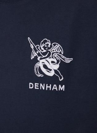  - DENHAM - Cherub Chest Graphic Print Cotton T-Shirt