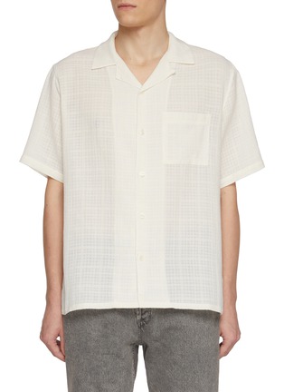 Main View - Click To Enlarge - DENHAM - Cotton Gauze Camp Shirt