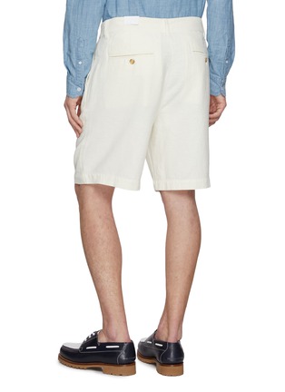 Back View - Click To Enlarge - DENHAM - Pleated Shorts