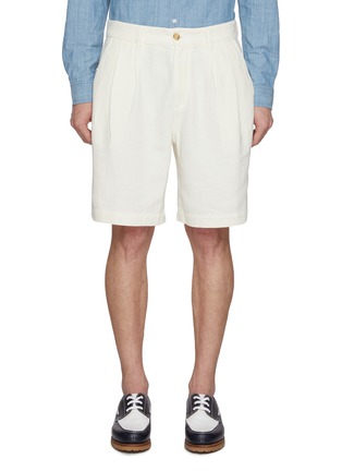 Main View - Click To Enlarge - DENHAM - Pleated Shorts