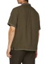 Back View - Click To Enlarge - FRESCOBOL CARIOCA - Palmeria Embroidered Linen Shirt