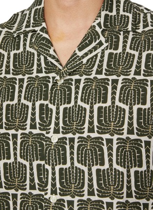  - FRESCOBOL CARIOCA - Palmeria Print Linen Shirt
