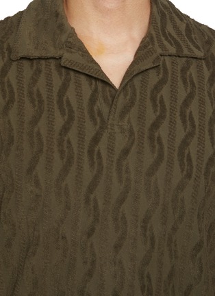  - FRESCOBOL CARIOCA - Jacquard Terry Cotton Polo Shirt
