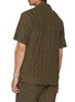 Back View - Click To Enlarge - FRESCOBOL CARIOCA - Jacquard Terry Cotton Polo Shirt
