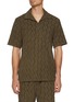 Main View - Click To Enlarge - FRESCOBOL CARIOCA - Jacquard Terry Cotton Polo Shirt