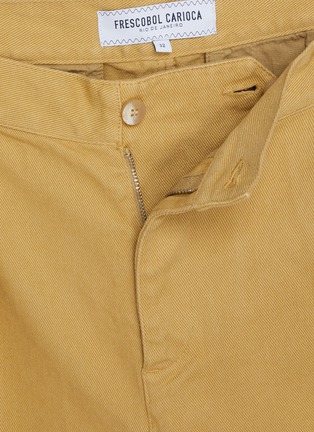  - FRESCOBOL CARIOCA - Pleated Front Straight Leg Cotton Pants