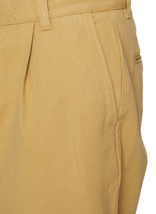  - FRESCOBOL CARIOCA - Pleated Front Straight Leg Cotton Pants