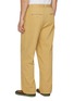 Back View - Click To Enlarge - FRESCOBOL CARIOCA - Pleated Front Straight Leg Cotton Pants