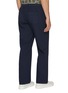 Back View - Click To Enlarge - FRESCOBOL CARIOCA - Drawstring Straight Leg Cotton Pants