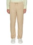 Main View - Click To Enlarge - FRESCOBOL CARIOCA - Oscar Elasticated Herringbone Slim Fit Pants