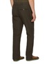 Back View - Click To Enlarge - FRESCOBOL CARIOCA - Oscar Elasticated Herringbone Slim Fit Pants