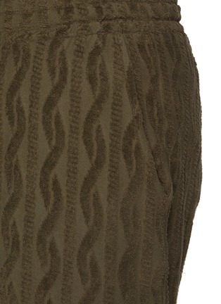  - FRESCOBOL CARIOCA - Drawstring Jacquard Cotton Terry Shorts