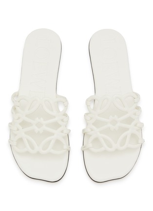 Detail View - Click To Enlarge - LOEWE - Petal Anagram Leather Slides