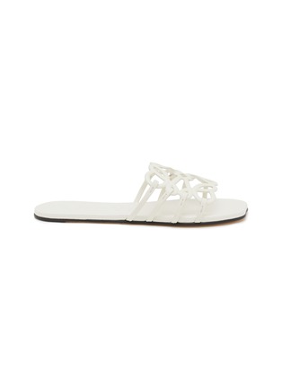 Main View - Click To Enlarge - LOEWE - Petal Anagram Leather Slides