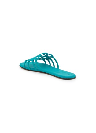  - LOEWE - Petal Anagram Leather Slides