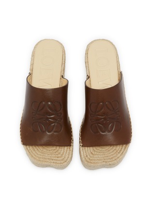 Detail View - Click To Enlarge - LOEWE - x Paula's Ibiza Petal Leather Espadrille Slides
