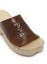 Detail View - Click To Enlarge - LOEWE - x Paula's Ibiza Petal Leather Espadrille Slides