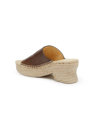  - LOEWE - x Paula's Ibiza Petal Leather Espadrille Slides