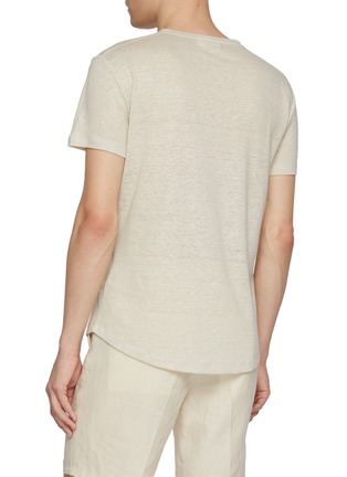 Back View - Click To Enlarge - ORLEBAR BROWN - Ob-T Linen T-Shirt