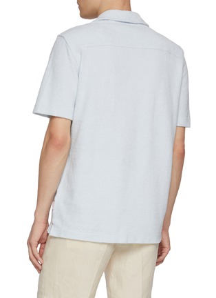 Back View - Click To Enlarge - ORLEBAR BROWN - Howell Cotton Towelling Shirt
