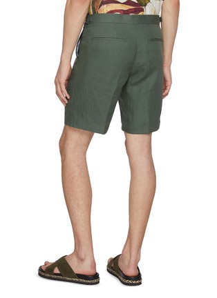 Back View - Click To Enlarge - ORLEBAR BROWN - Norwich Lino Linen Shorts