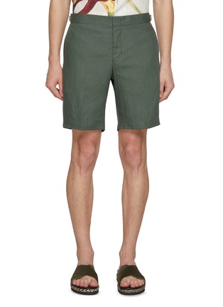 Main View - Click To Enlarge - ORLEBAR BROWN - Norwich Lino Linen Shorts