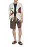 Figure View - Click To Enlarge - ORLEBAR BROWN - Crewneck Linen T-Shirt