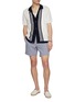Figure View - Click To Enlarge - ORLEBAR BROWN - Tiernan Lumina Cotton Waffle Knit Shirt